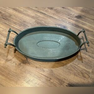 Decorative Metal tray with Handles